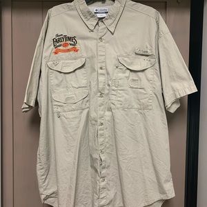 Columbia PFG Early Times Whiskey Shirt